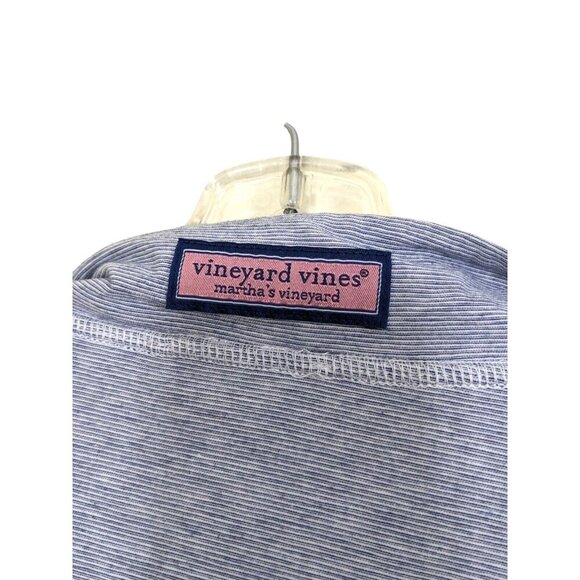 Vineyard Vines Edgartown Shep Snap Placket Lightwieight Sweatshirt Mens 2XL Gray - Picture 4 of 6